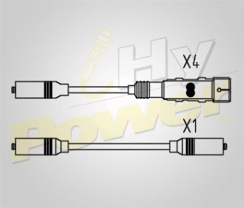 CABLE BUJIA VW POINTER 1.8...