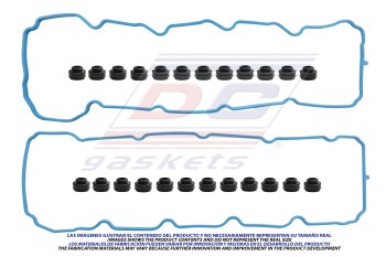 EMPAQUE PUNTERIAS CHRYSLER/DODGE/JEEP/MITSUBISHI/ MOTOR: V8 SOHC 4.7L (287cid), 16V
