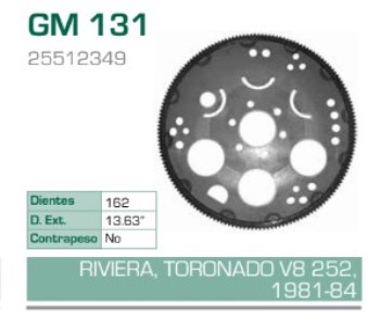 ARO DENTADO T/A CHEV V6 252...